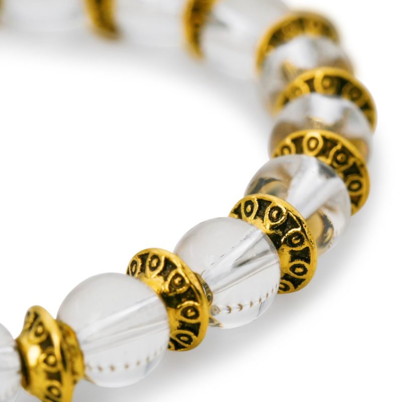 Bracelet Cristal de Roche - Pureté - Bijoux Artisanaux Pierres Naturelles - Yogazen