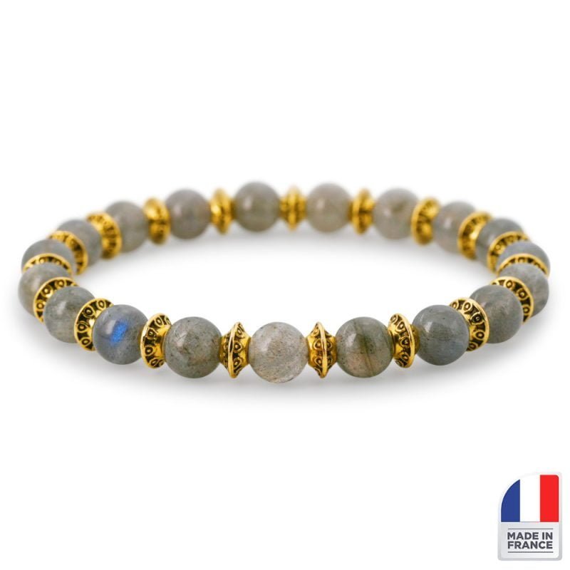 Bracelet Labradorite - Protection - Bijoux Artisanaux Pierres Naturelles - Yogazen