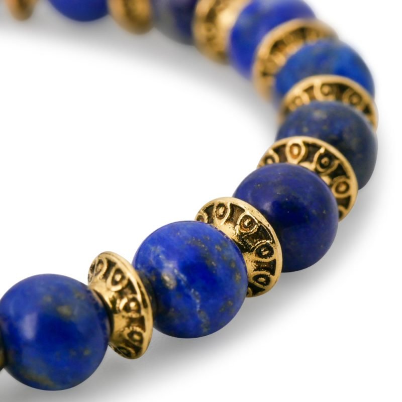 Bracelet Lapis Lazuli - Intuition - Bijoux Artisanaux Pierres Naturelles - Yogazen