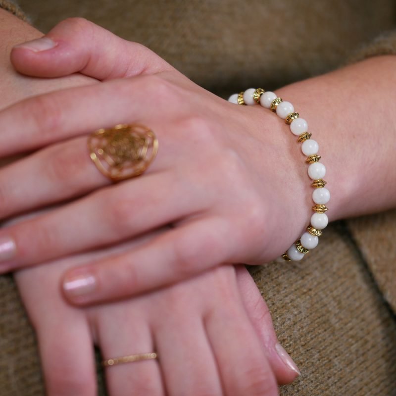Bracelet Pierre de Lune - Féminité - Bijoux Artisanaux Pierres Naturelles - Yogazen