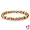Bracelet Rhodochrosite - Relation Amoureuse - Bijoux Artisanaux Pierres Naturelles - Yogazen