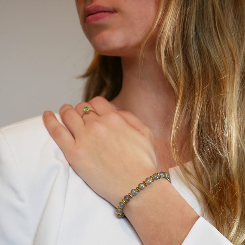 Bracelet Labradorite - Protection - Bijoux Artisanaux Pierres Naturelles - Yogazen