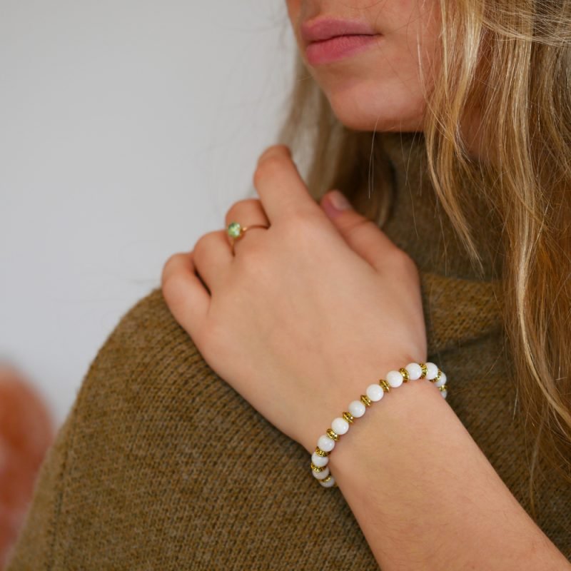 Bracelet Pierre de Lune - Féminité - Bijoux Artisanaux Pierres Naturelles - Yogazen