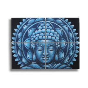 Tableau 4 Panneaux Bouddha - Tableau Bouddha - Yogazen