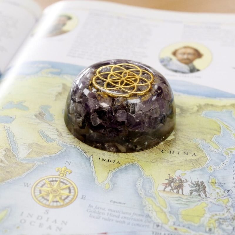 Orgonite de Poche en Améthyste - Orgonite - Yogazen