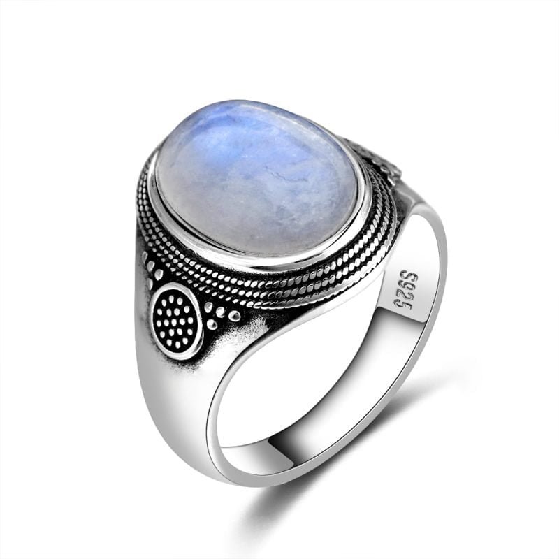 Bague Homme Pierre de Lune - Bague Pierre de Lune - Yogazen