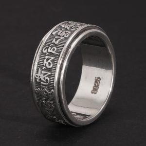 Bague de Méditation Argent - Bague Tibétaine - Yogazen