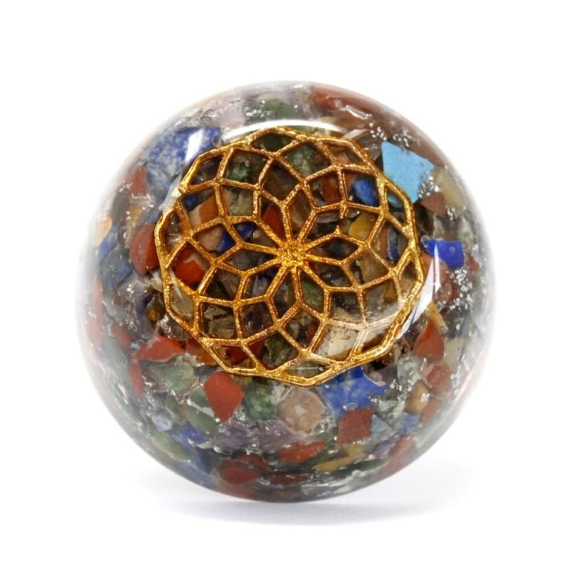 Dome Orgonite - Multi Pierre - Orgonite - Yogazen
