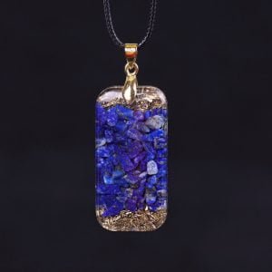 Pendentif Orgonite - Lapis Lazuli - Orgonite Pendentif - Yogazen