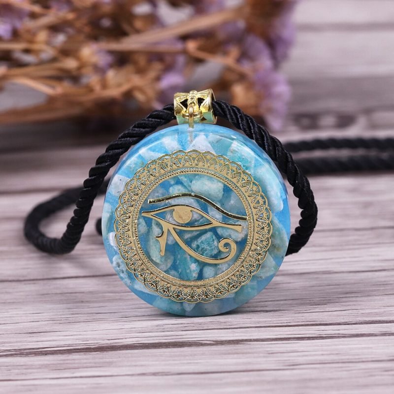 Pendentif Orgonite Oeil d'Horus - Orgonite Pendentif - Yogazen