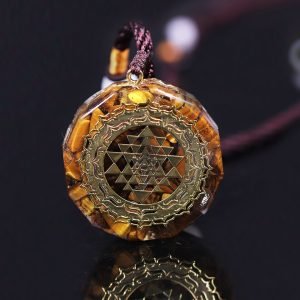 Pendentif Orgonite Oeil de Tigre - Protection - Orgonite Pendentif - Yogazen
