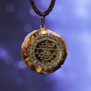 Pendentif Orgonite Oeil de Tigre - Protection - Orgonite Pendentif - Yogazen