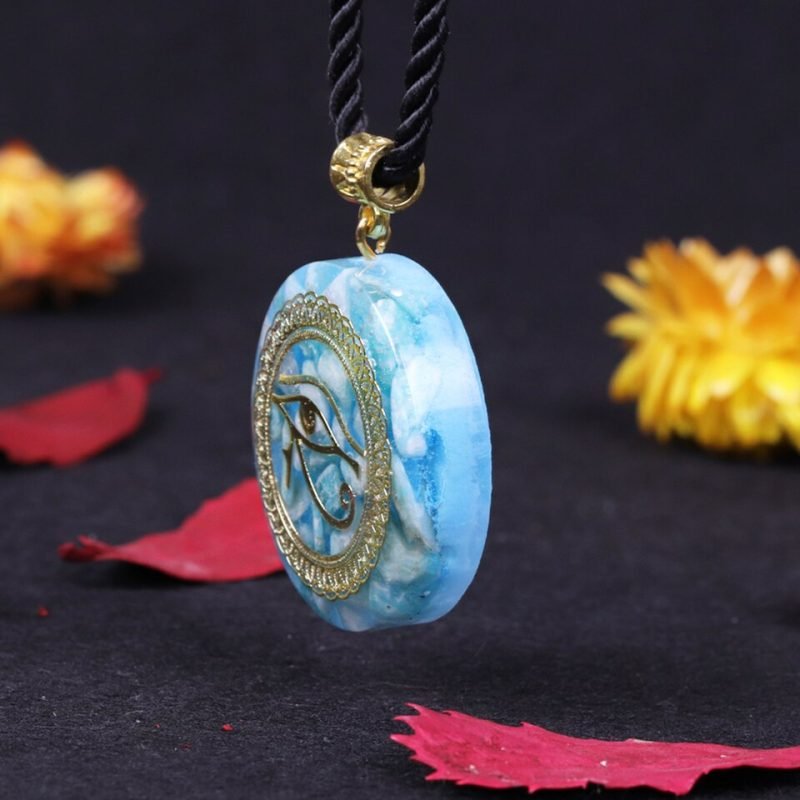 Pendentif Orgonite Oeil d'Horus - Orgonite Pendentif - Yogazen