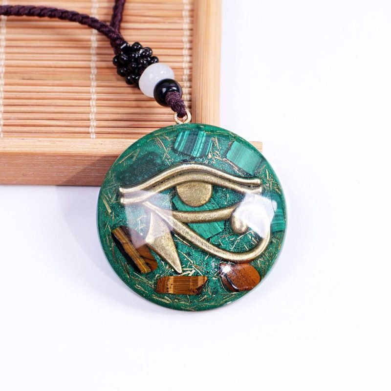 Pendentif Orgonite Oeil d'Oudjat - Orgonite Pendentif - Yogazen