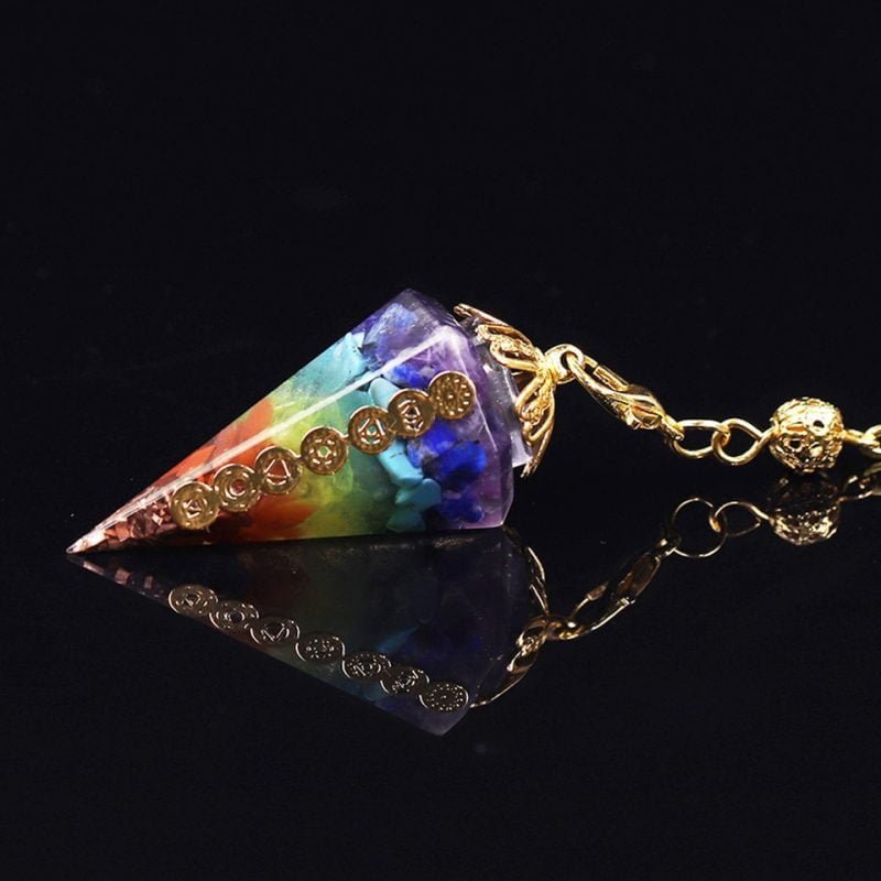 Pendule Orgonite 7 Chakras - Orgonite - Yogazen
