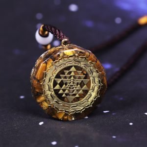 Pendentif Orgonite Oeil de Tigre - Protection - Orgonite Pendentif - Yogazen