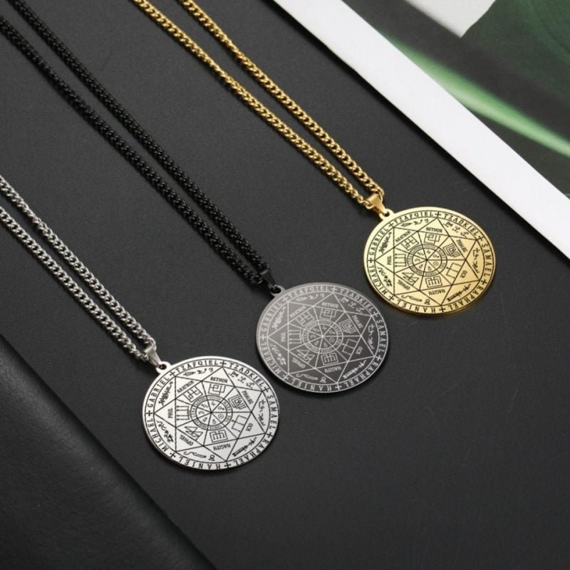Collier Sceau des 7 Archanges - Bijoux de Protection - Yogazen