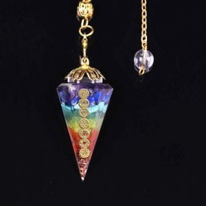 Pendule Orgonite 7 Chakras - Orgonite - Yogazen