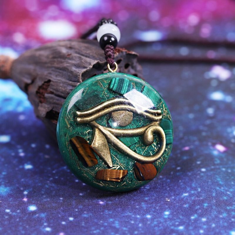 Pendentif Orgonite Oeil d'Oudjat - Orgonite Pendentif - Yogazen