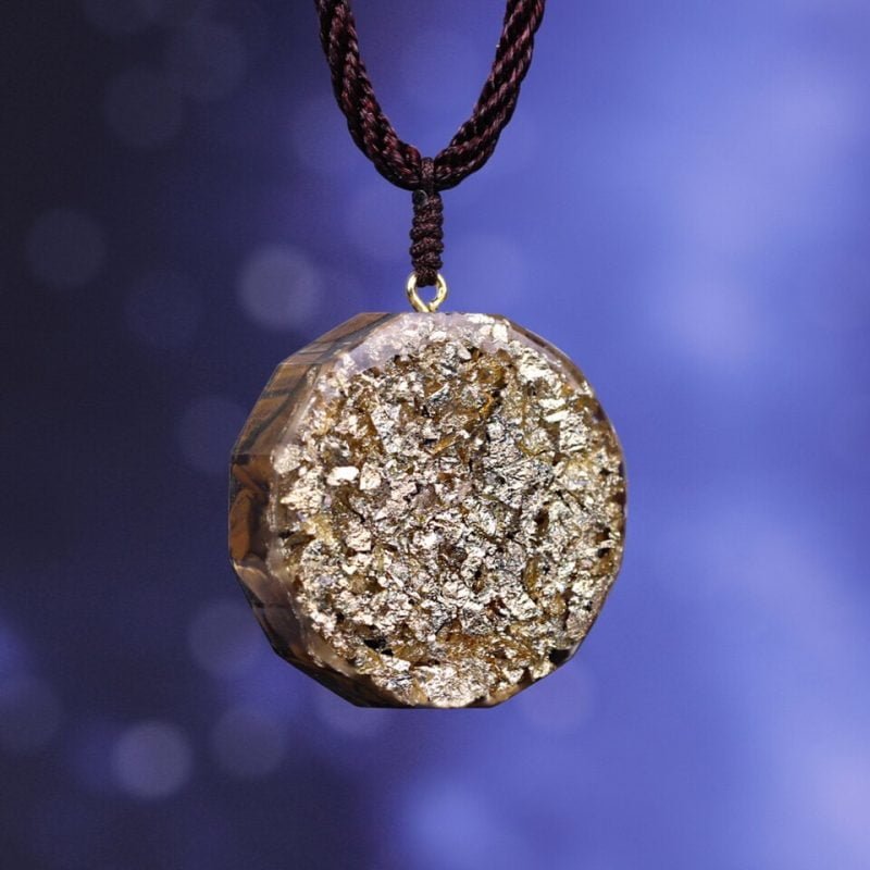 Pendentif Orgonite Oeil de Tigre - Protection - Orgonite Pendentif - Yogazen