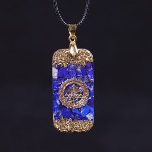 Pendentif Orgonite - Lapis Lazuli - Orgonite Pendentif - Yogazen