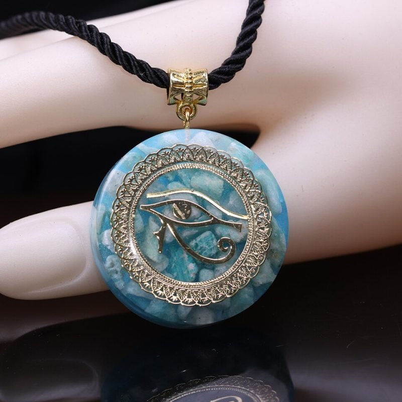 Pendentif Orgonite Oeil d'Horus - Orgonite Pendentif - Yogazen