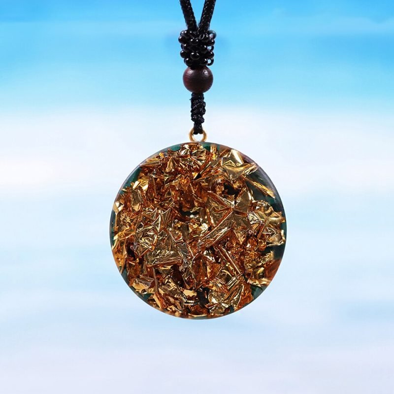 Collier Orgonite de Protection - Malachite - Orgonite Pendentif - Yogazen