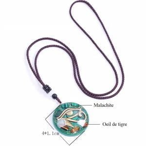 Pendentif Orgonite Oeil d'Oudjat - Orgonite Pendentif - Yogazen