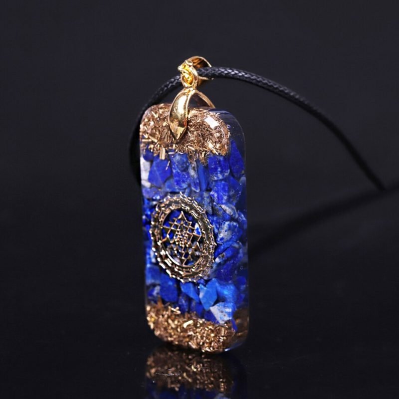 Pendentif Orgonite - Lapis Lazuli - Orgonite Pendentif - Yogazen