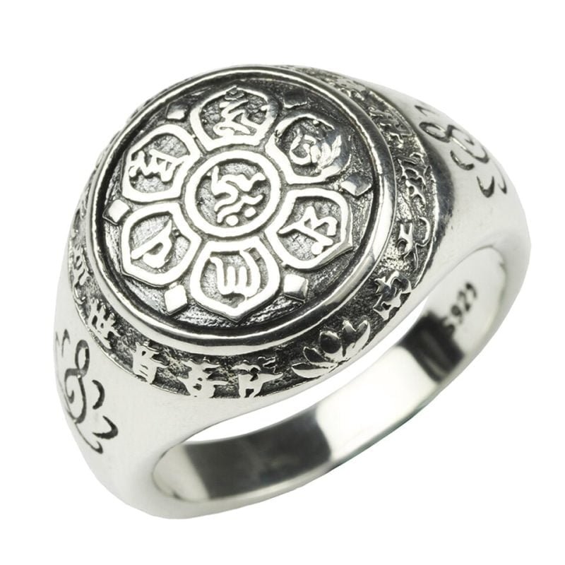 Bague Om Mani Padme Hum - Bague Tibétaine - Yogazen