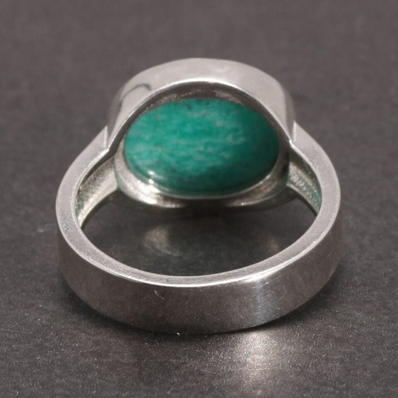 Bague Argent Amazonite - Bague Amazonite - Yogazen