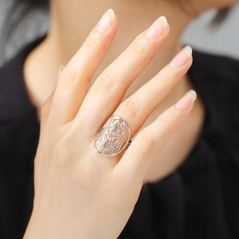 Bague Attrape Rêve - Bague Symbole Sacré - Yogazen