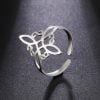 Bague Noeud de Sorcière - Bague Symbole Sacré - Yogazen