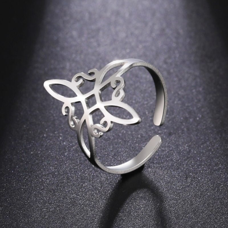 Bague Noeud de Sorcière - Bague Symbole Sacré - Yogazen