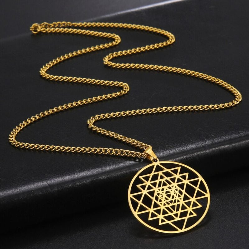 Collier Sri Yantra - Bijoux de Protection - Yogazen