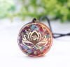Pendentif Orgonite - Fleur de Lotus - Orgonite Pendentif - Yogazen