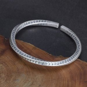 Bracelet Argent avec Mantra - Bracelet Porte Bonheur - Yogazen