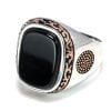 Chevalière Homme Onyx Noir - Bague Onyx - Yogazen
