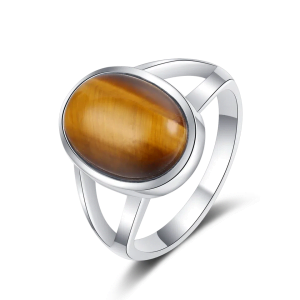 Bague Cabochon Oeil de Tigre - Bague Oeil de Tigre - Yogazen