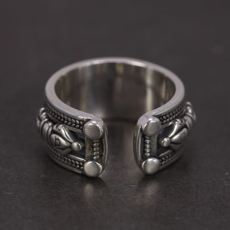 Bague des 6 Mantras Om Mani Padme Hum - Bague Tibétaine - Yogazen