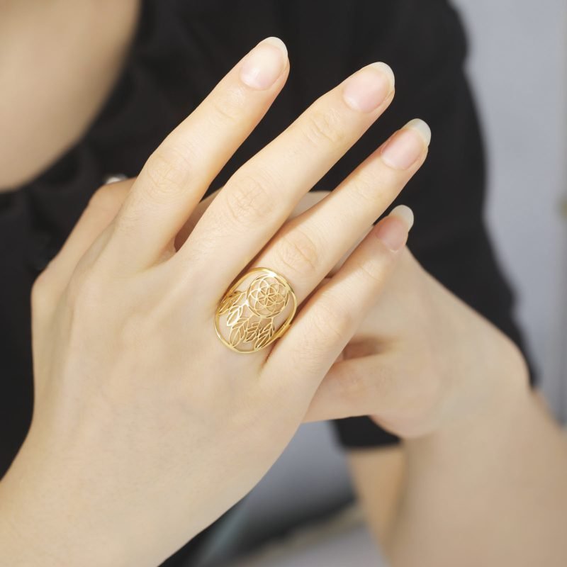 Bague Attrape Rêve - Bague Symbole Sacré - Yogazen