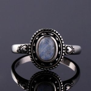 Bague Argent avec Pierre de Lune - Bague Pierre de Lune - Yogazen
