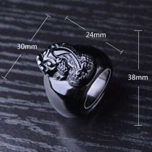 Bague de Protection et de Richesse - Pixiu - Bague Tibétaine - Yogazen