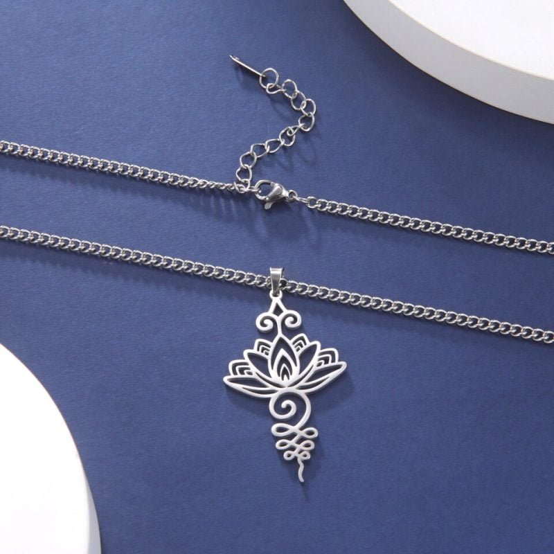 Collier Lotus Unalome - Bijoux de Protection - Yogazen