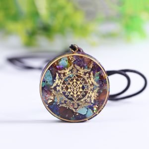 Pendentif Orgonite Sri Yantra - Orgonite Pendentif - Yogazen