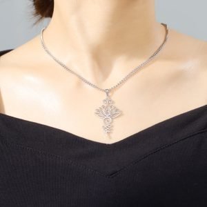 Collier Lotus Unalome - Bijoux de Protection - Yogazen