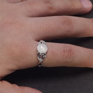 Bague Pierre de Lune Véritable - Bague Pierre de Lune - Yogazen