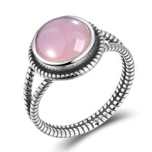 Bague Femme Quartz Rose - Bague Quartz Rose - Yogazen