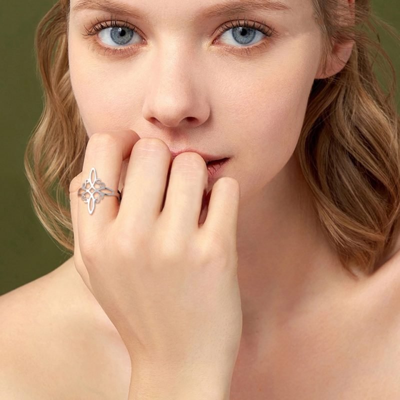 Bague Noeud de Sorcière - Bague Symbole Sacré - Yogazen