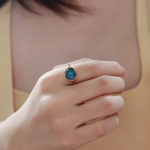 Bague Labradorite Bleue - Bague Labradorite - Yogazen